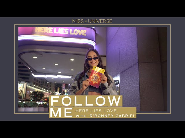 FOLLOW ME | Follow R'Bonney as she attends Here Lies Love on Broadway! |  Miss Universe