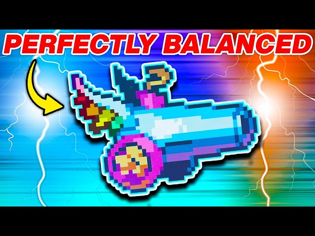 Rainbow Party Cannon is PERFECTLY BALANCED | Terraria Calamity Boss rush!