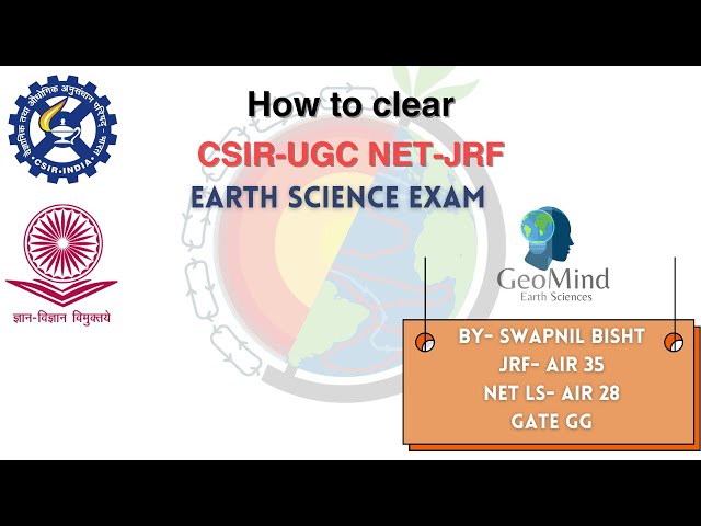 How to clear CSIR-UGC NET-JRF | Earth Science | Example PYQ