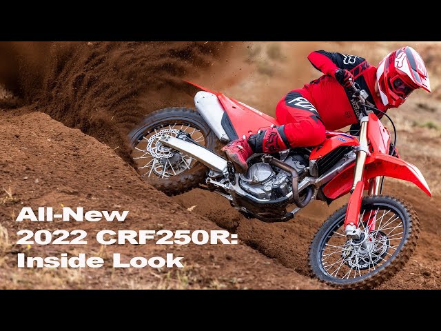 All-New 2022 CRF250R: Inside Look