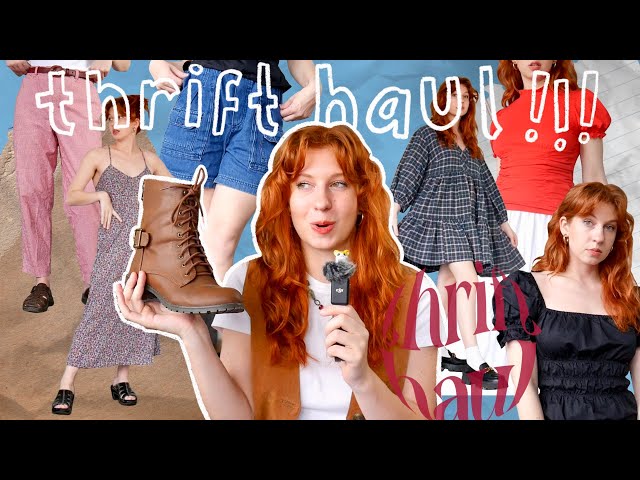 Collective Spring to Summer Thrift Haul! | secondhand try on haul